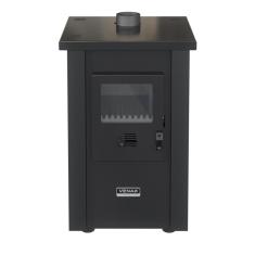 Calefator a Lenha Venax Vulcano Dupla Combustao Preto