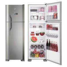Geladeira / Refrigerador Electrolux Frost Free, 2 Portas, 371L, Inox - DFX41