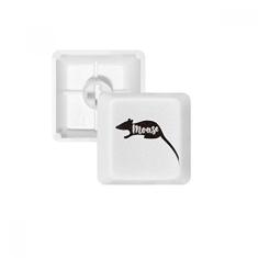 Mouse teclado mecânico com teclado de animal preto e branco PBT kit de atualização para jogos