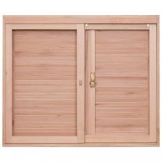 Janela com Caixilhos de Correr pra Vidros Inteiros e Veneziana de Abrir 2 Folhas Rondosul