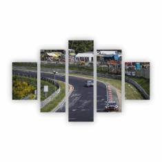Quadro Canvas Pista Corrida Nurburgring Alemanha 110X65Cm - Plimshop