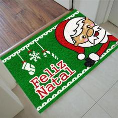 Tapete Capacho Personalizado Feliz Natal (Modelo 1) - Kapart, 60x40 cm