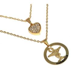 Colar Duplo Minha Farmácia Farmacêutico Folheado Ouro 18k - Milena Fol