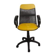Cadeira  diretor tela giratória com faixa - mecanismo relax -  braço f