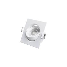 Spot de Led Lorenzetti Quadrado 5W Bivolt - 3000K Luz Amarela