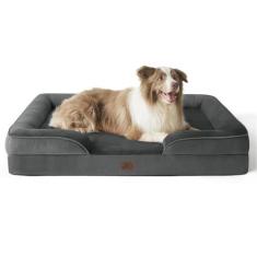 Cama de cachorro Bedsure ortopédica para cães grandes com capa lavável