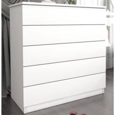 Cômoda 5 Gavetas Premium - Tcil Móveis - Neve