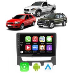 Kit Multimidia Android Carplay Weekend Strada Idea Siena 9 Pol GPS BT