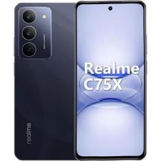 Smartphone Realme C75x 4G, 128GB, 6GB RAM, Câmera 50MP, Android 15, Te