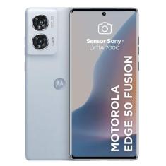 Smartphone Motorola Egde 50 Fusion 5G 256GB 16GB RAM Boost Tela 6.7" 120Hz Câmera 50MP + Selfie 32MP - Light Blue