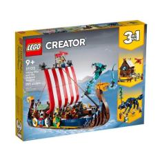 Lego Creator 3 Em 1 - Navio Viking E A Serpente De Midgard 31132