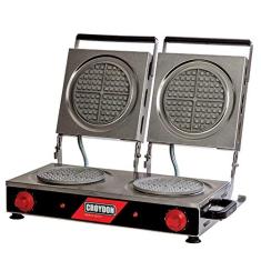 Máquina de Waffles 110V Redonda Dupla MWRD - Croydon