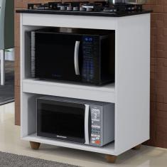 Armário de Cozinha para Cooktop Turim Branco - Kaiki Móveis