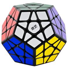 Brinquedo de quebra-cabeça Megaminx Speed Cube BromoCube QY QiHeng Black