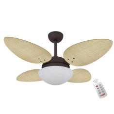 Ventilador Premium Natural 127V e Controle Remoto - Mais de Casa