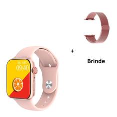 Relogio Smartwatch W28 Pro Series 8 Tela Infinita + Pulseira Metal Mil