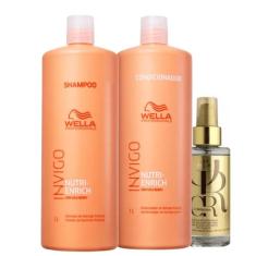 Kit Invigo Nutri Enrich Shampoo, Condicionador e Oil Reflections - Wel