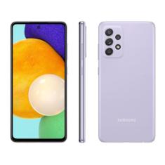 Smartphone Samsung Galaxy A52 128GB Violeta 6GB RAM 6,5" Câm. Quádrupl