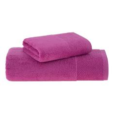 Buddemeyer Jogo de Toalhas Hannah Intense Air Banhão Rosa 2 peças