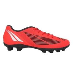 Chuteira Campo Penalty Lider Y-3 Juvenil - Vermelho e Preto-Masculino