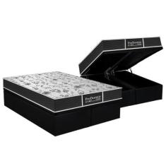 Cama Box Baú King: Colchão Molas Probel Prolastic ProDormir Sleep + Ba