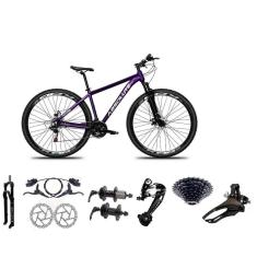 Bicicleta Aro 29 Absolute Nero 4 Cabos Internos 27v K7 Freios Hidráulicos Kit 3x9 Suspensão Trava-Unissex