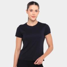 Camiseta Hering Básica Feminina, Preto, G