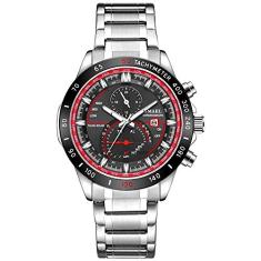 Relógio masculino Smael Display Luxuoso SL-9062 à prova d´ água (Vermelho)