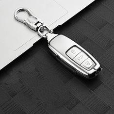 Porta-chaves do carro Capa Smart Zinc Alloy, apto para Audi a1 a3 8v a4 b9 a5 a6 c8 q3 q5 q7 tt, Porta-chaves do carro ABS Smart Car Key Fob