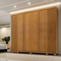 Guarda-roupa 6 Portas 6 Gavetas Arezzo Cinamomo