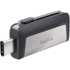 Pen Drive SanDisk Ultra Dual Drive SDDDC2-032G-G46, 32GB, cinza/preto