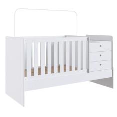 Berço Mini Cama Multifuncional Certificado Pelo Inmetro Bb680 Branco