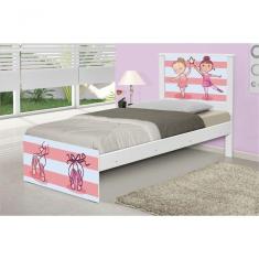 Cama Solteiro Bailarinas