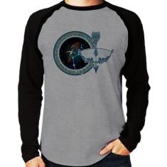 Camiseta Raglan Signo Sagitário Astrologia Manga Longa - Foca na Moda,