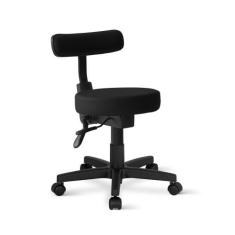 Cadeira Mocho Patti Giratória Back - Flex Cadeiras, Preto