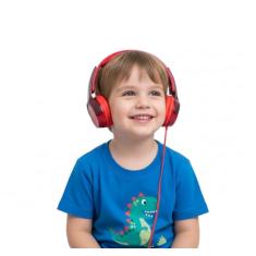 Fone de ouvido Oex Teen com microfone HP303 - Vermelho