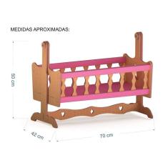 Berço Rocco Compatível Com Bebe Reborn R - Darama