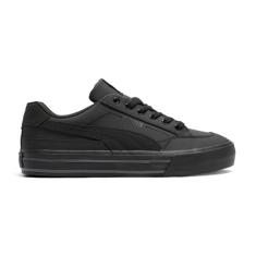PUMA Tênis masculino clássico Vulc, Puma Preto-puma preto e cinza escuro, 38