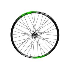 Roda Aro 29 Dianteira KOG Cubo Rosca Freio a Disco, Preto, Verde