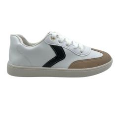 Tênis Beira Rio Flat Form com Preto 4313103-Feminino