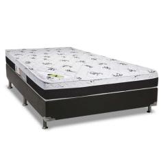 Cama Box Casal: Colchão Espuma Luckspuma D33/AG65 Aspen 50 + Base CRC 