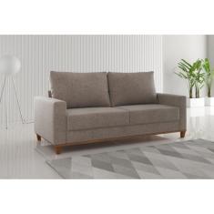Sofá Living 3 Lugares 1,8m Linho Lívia - Viero