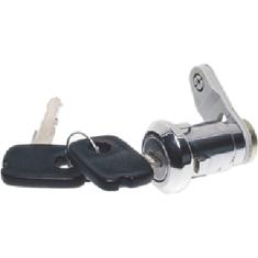 Cilindro da Porta Dianteira Direita Gm Chevette 1973 a 1993 Cromado com Chave