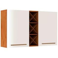 Armário Aéreo 2 Portas Com Adega