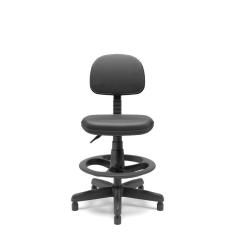 Cadeira Giratória Operativa Secretária Plus Slim Preto