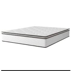 Colchão Queen Size Umaflex New Itália com Molas Ensacadas e Pillow Top D26 - 25x158x198cm - Branco/Marrom