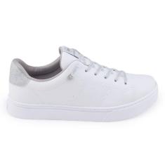Tênis Feminino Via Marte Casual 016-002 napa glitter cadarço