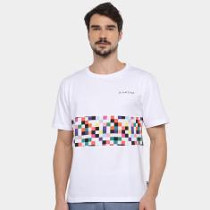 Camiseta Diamond Pixel Panel Tee Masculina-Masculino