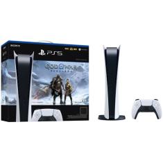 Console Playstation 5 Edição Digital 825gb Com God Of War Ragnarok Sony Cor Branco/preto Ps5 Gow Edition PlayStation 5