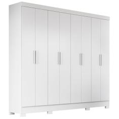 Guarda Roupa Casal 8 Portas Dammam Branco